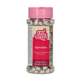 Candy Choco Metallic Silver - 80 gr (dragees)