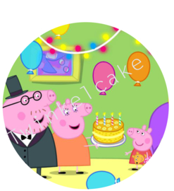 Taartprint peppa 2