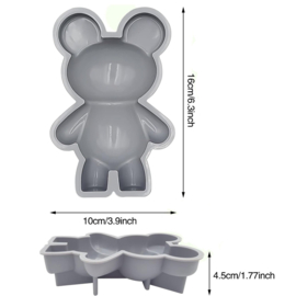 Bären mit Hammer Schokoladenform