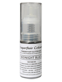 Pump spray glitter dust midnight Black 10 gr E171 free