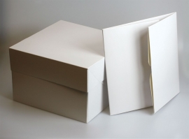 Schwanenhalsschachtel 40 x 40 x 15 cm (High cakebox) pro 10 st.