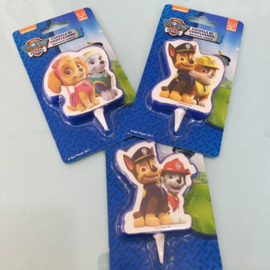 Paw Patrol 2D kaars (Chase + Rubble)