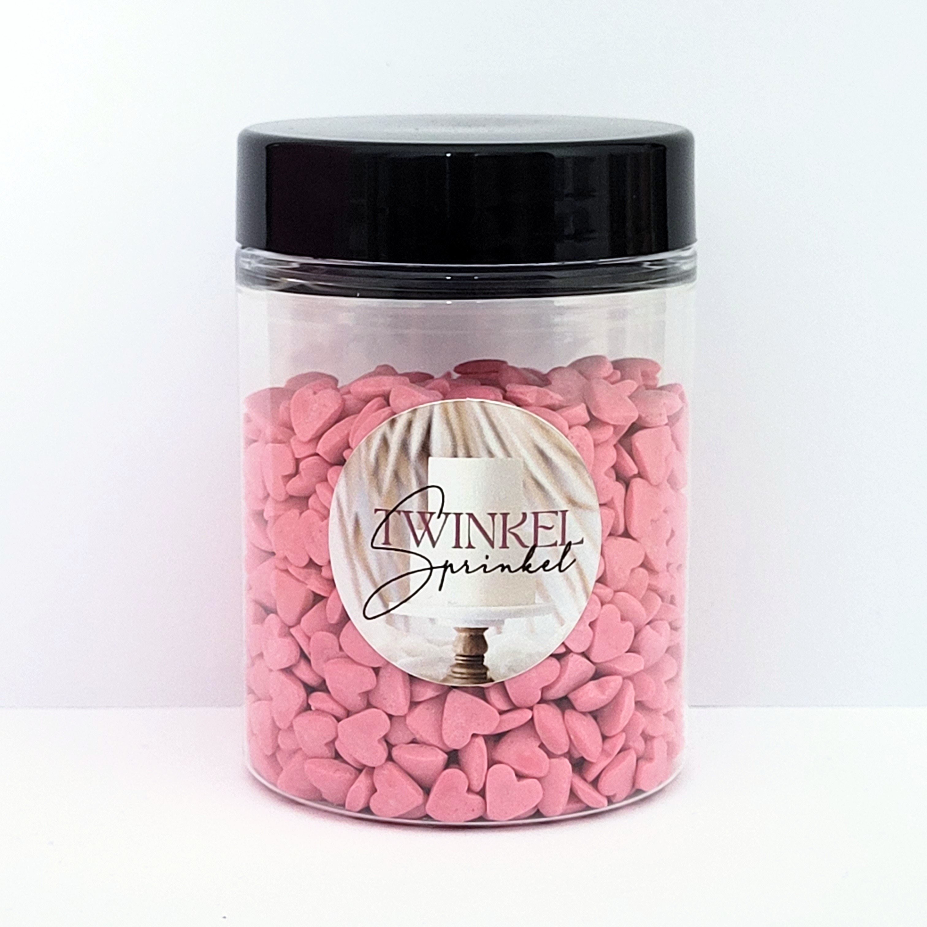 Twinkel Sprinkel Hearts Pink - 60 gr - 5 pcs wholesale