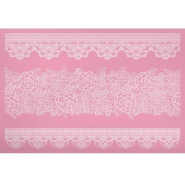 Kitchen Kraft Lace mat 16 Bloemmotief 40 x 27 cm