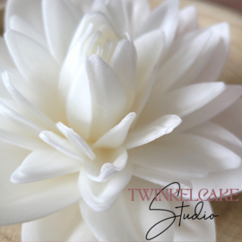 Dalia 3D Extra Large White 12.5 cm - 1 pc (waferpaper)