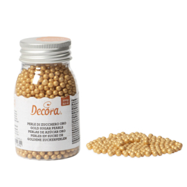 Zuckerperlen Gold - 100 gr (Decora)