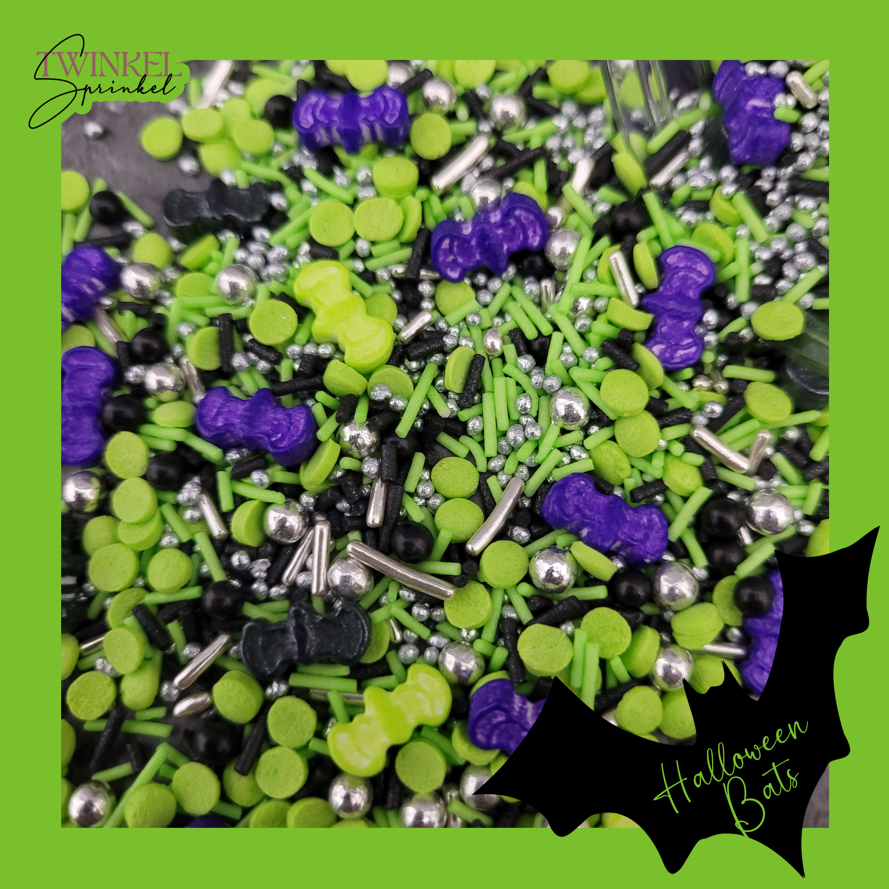 Halloween Bats sprinklemix - 70 gr (chauves-souris) 5 pcs revendeurs
