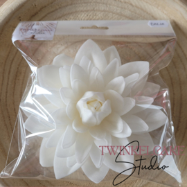 Dalia 3D Extra Large White 12.5 cm - 1 pc (waferpaper)