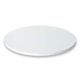 Cake Board Wit mat 20 cm rond (masonite)