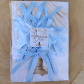 Schleifen small Hellblau 0.7 cm - 10 st