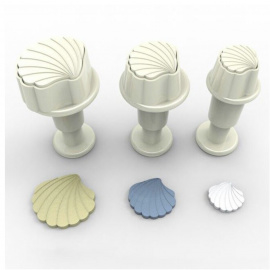 Dekofee mini plungerset Shells - 3 pcs