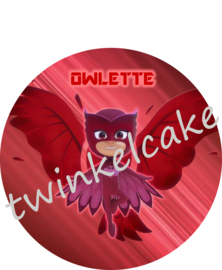 PJ MASKS Owlette taartprint A4 (eetbare print)