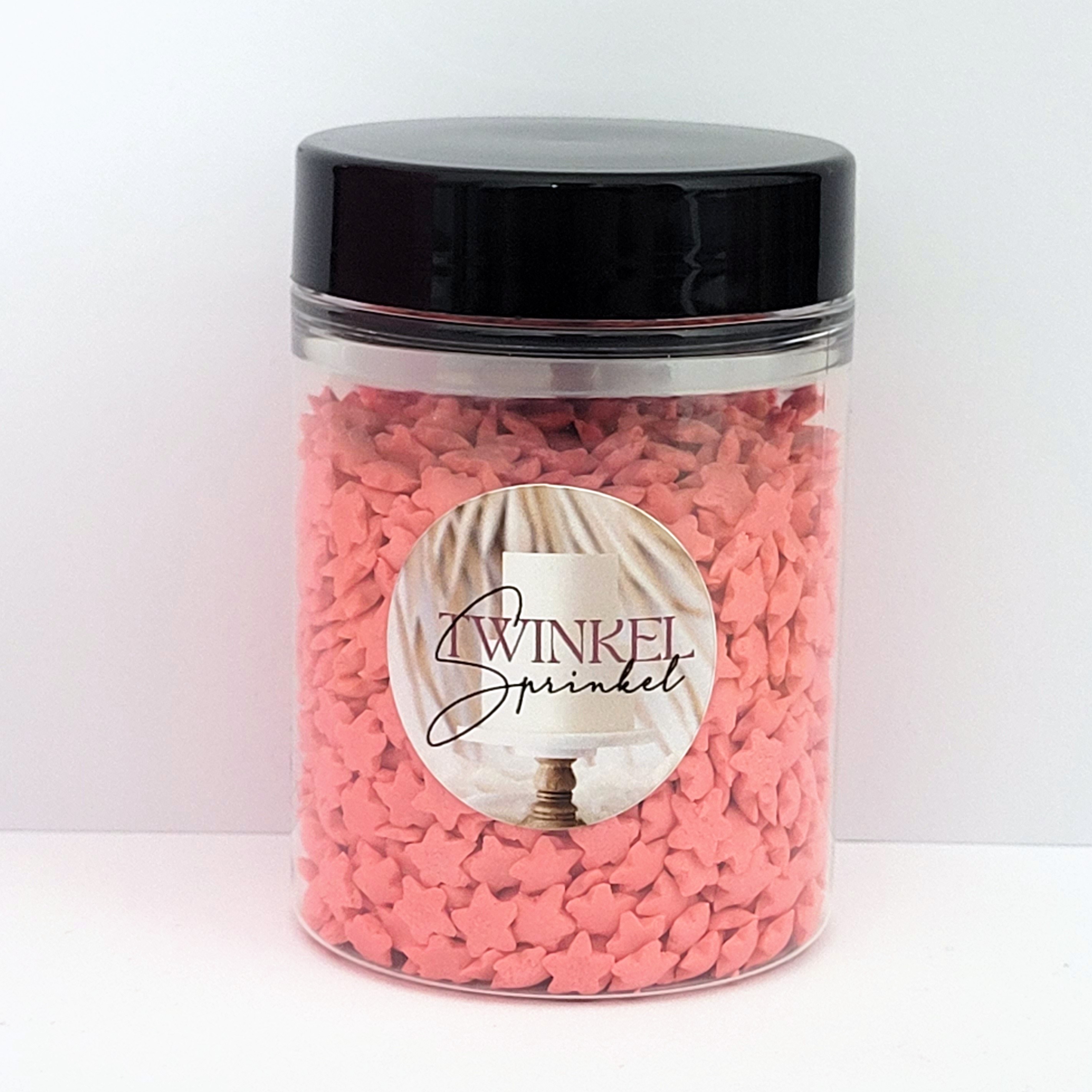Twinkel Sprinkel Etoiles Rouges Coral - 60 gr 5 pcs revendeurs