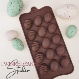Paaseitjes chocolade mal 15 images