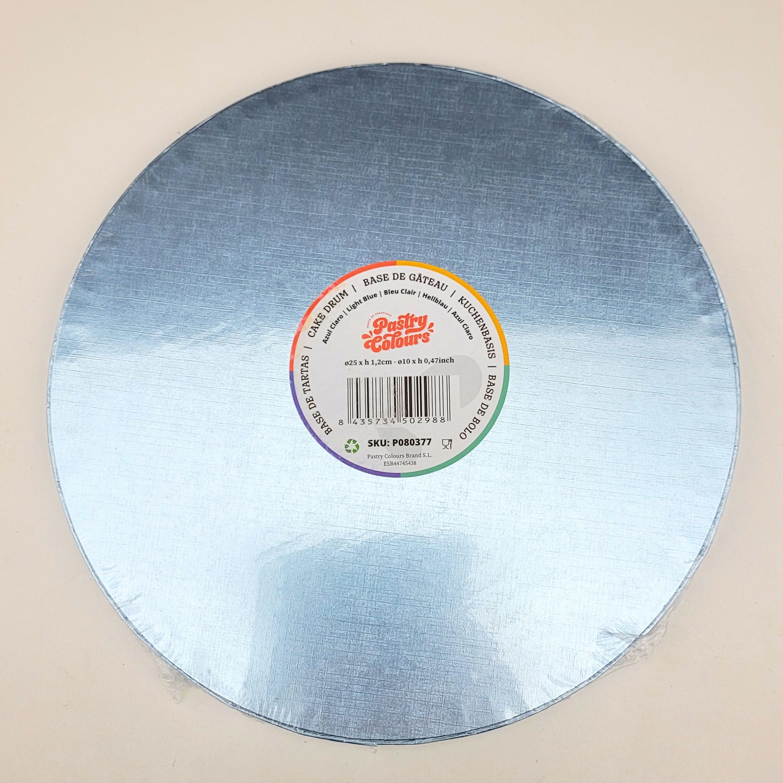 Drum Licht Blauw Pastrycolours 25 cm