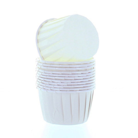 Baking cups bwl Ivory (wit) - 12 st