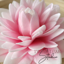 Dalia 3D Extra Large Pink 12.5 cm - 1 pc (waferpaper)