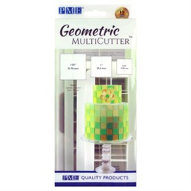 PME Geometric Multicutter Square set 3 st