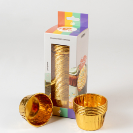 Baking cups Gold Pastry Colours - 50 st