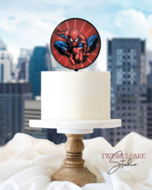 Caketopper Spiderman rood