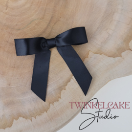Strikjes large Black 1.6 cm - 10 st
