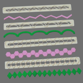 Fmm Set 5 Geometric Edging set 4 st