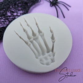 skelet hand siliconen mal