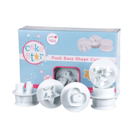 Cake Star Push Easy shapes  set 6 st