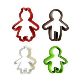 Gingerbread Family cutterset - 4 st