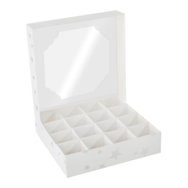 Treat Box Silver Star 16 cavity - 5 st