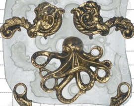 FPC Octopus & scrolls (octopus et courbes)