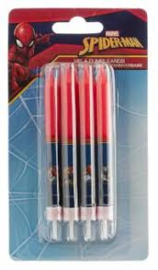 Spiderman birthday candles - 8 pcs