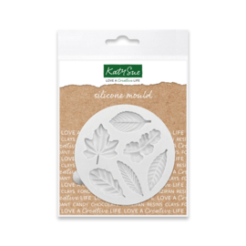 Miniatuur blad selectie katy sue silicone mould
