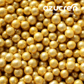 Suikerparels Metallic Gold 4 mm E171 Free - 90 gr