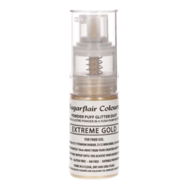 Sugarflair Pump Spray Extreme Gold Glitter dust without E171 - 10 gr