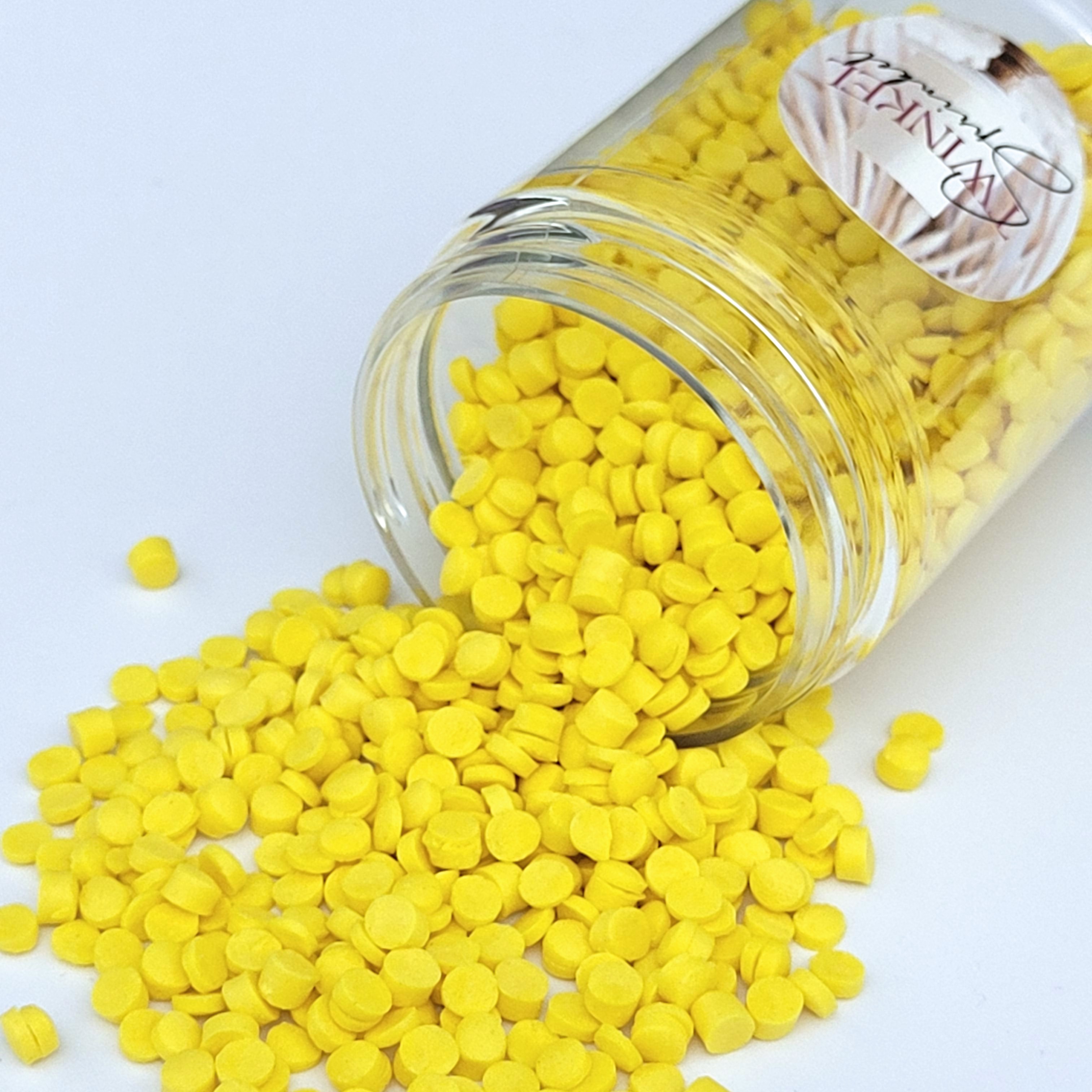Twinkel Sprinkel Confetti Geel - 60 gr