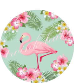 taartprint flamingo 1