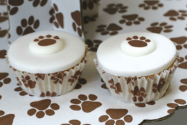 Poot cupcakepapiertjes 54 st