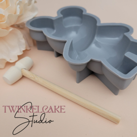 Bären mit Hammer Schokoladenform