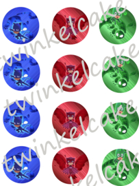 Essbare Bilder Cupcakes Pj Masks 2