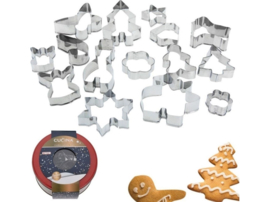 Kerst uitsteker set 15 st in blik