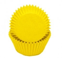 Mini Baking Yellow Cups House of Marie 60 pcs