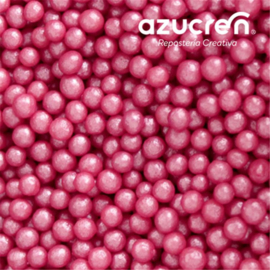Sugar Pearls Dakr Pink 4 mm Azucren - 90 gr