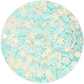 Snowflakes White/Blue - 50 gr