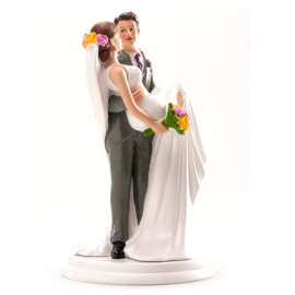 Wedding cake topper "behaved women" 20 cm