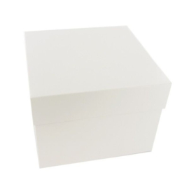 Hoge taartdoos 18 x 18 x 20(h) cm per 10 stuks