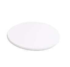 Plateau à gâteau rond blanc 35 cm (drum)