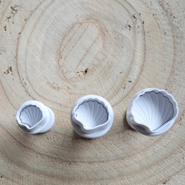 Shells mini plunger/cutter set 3 pcs - 5 sets wholesale