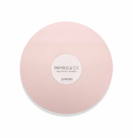 Cake Board Pastel Pink 25 cm rond (rose pastel)