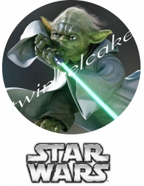 taartprint star wars yoda 1